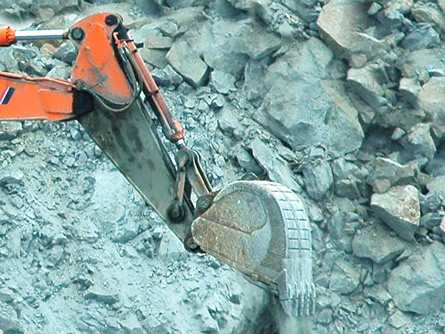 Neues Bergwerk im Erzgebirge