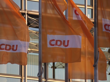 CDU-Flaggen, über dts Nachrichtenagentur