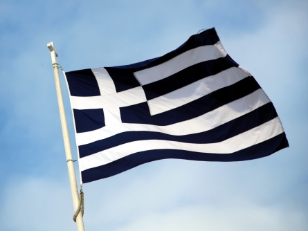 Griechische Fahne, über dts Nachrichtenagentur