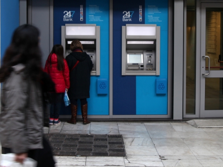 Geldautomat in Athen, über dts Nachrichtenagentur