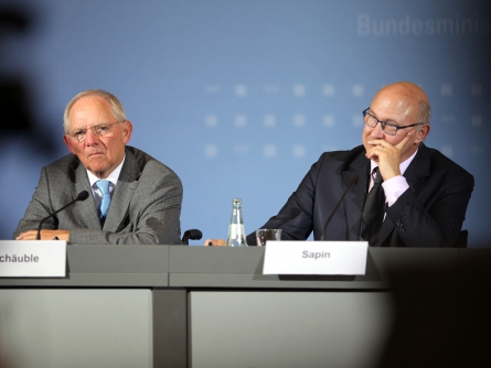 Wolfgang Schäuble und Michel Sapin am 20.10.2014, über dts Nachrichtenagentur