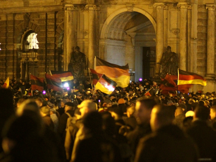 Pegida-Demo am 22.12.2014, über dts Nachrichtenagentur