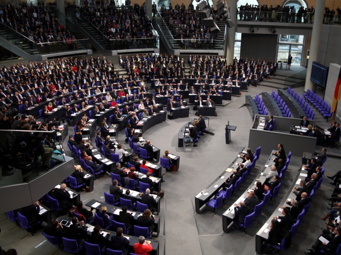 Neuer Bundestag erstmals zusammengetreten