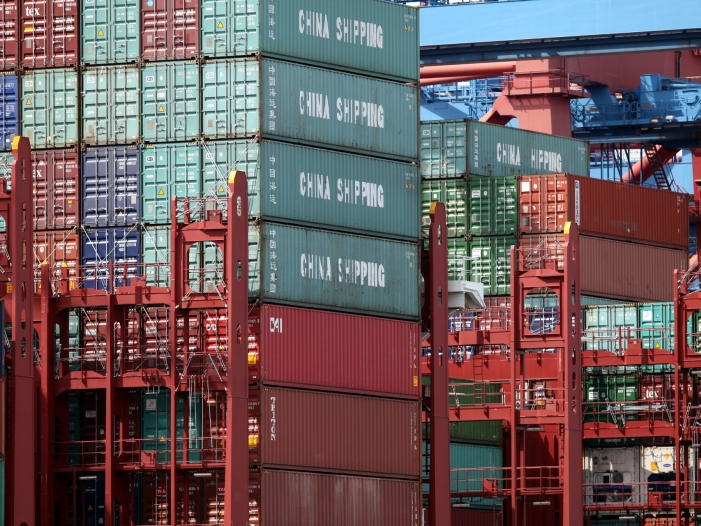Deutsche Exporte legen zu - Kräftiger Handelsbilanzüberschuss