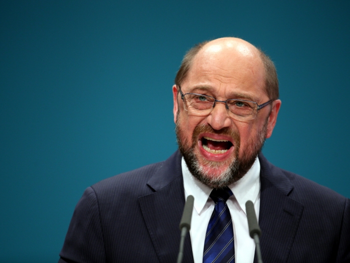 Schulz drohte Mittwochmorgen mit Abbruch