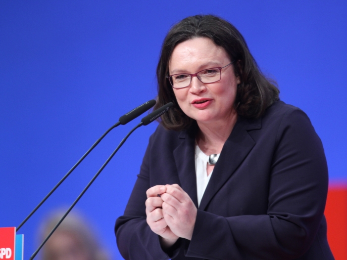 Nahles warnt die Union