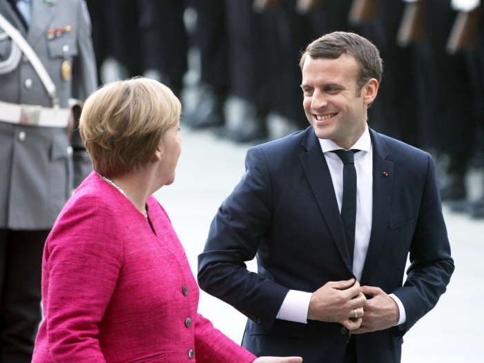 Merkel lobt Macrons "Begeisterungsfähigkeit für Europa"