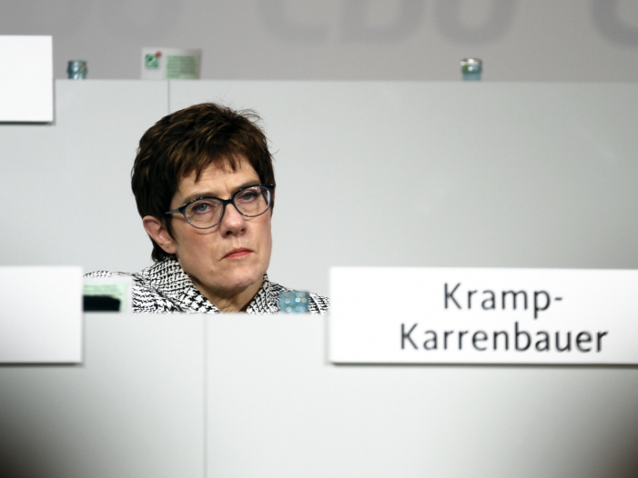 Kramp-Karrenbauer: Schwierige Phase für die CDU