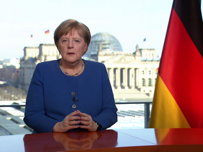 Corona-Krise: Fernsehansprache der Bundeskanzlerin im Volltext