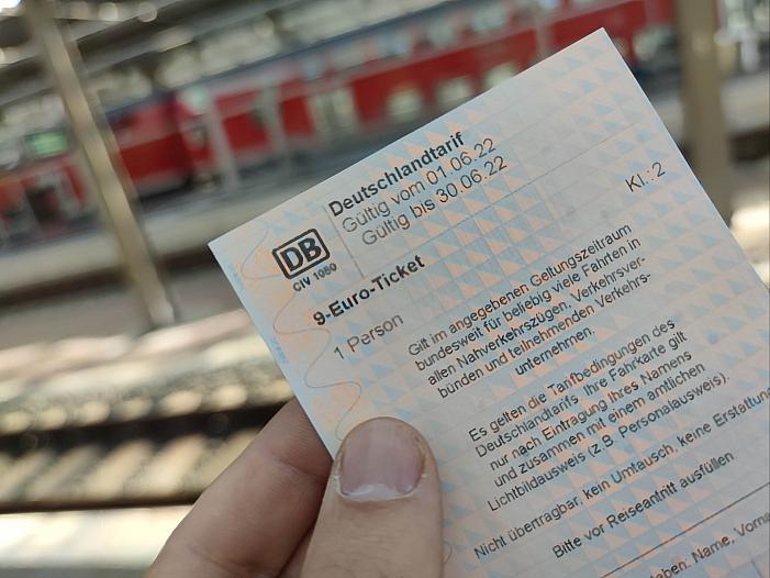 9-Euro-Ticket, über dts Nachrichtenagentur