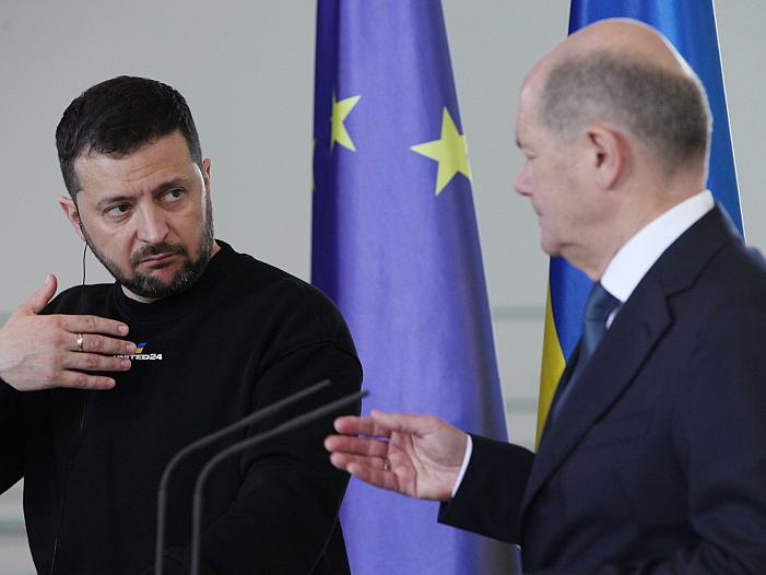 Scholz trifft Selenskyj - Wiederaufbaukonferenz im Juni in Berlin