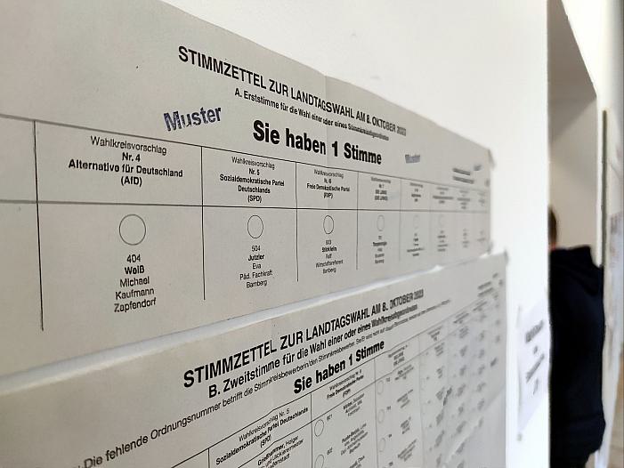 Wahlbeteiligung in Bayern bis 14 Uhr bei rund 35 Prozent