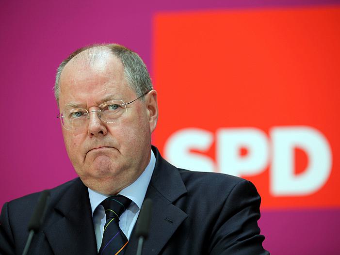 Steinbrück geht auf Distanz zur Schuldenbremse Steinbrück geht auf Distanz zur Schuldenbremse