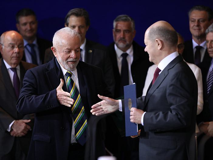 Lula und Scholz beharren auf EU-Mercosur-Handelsabkommen